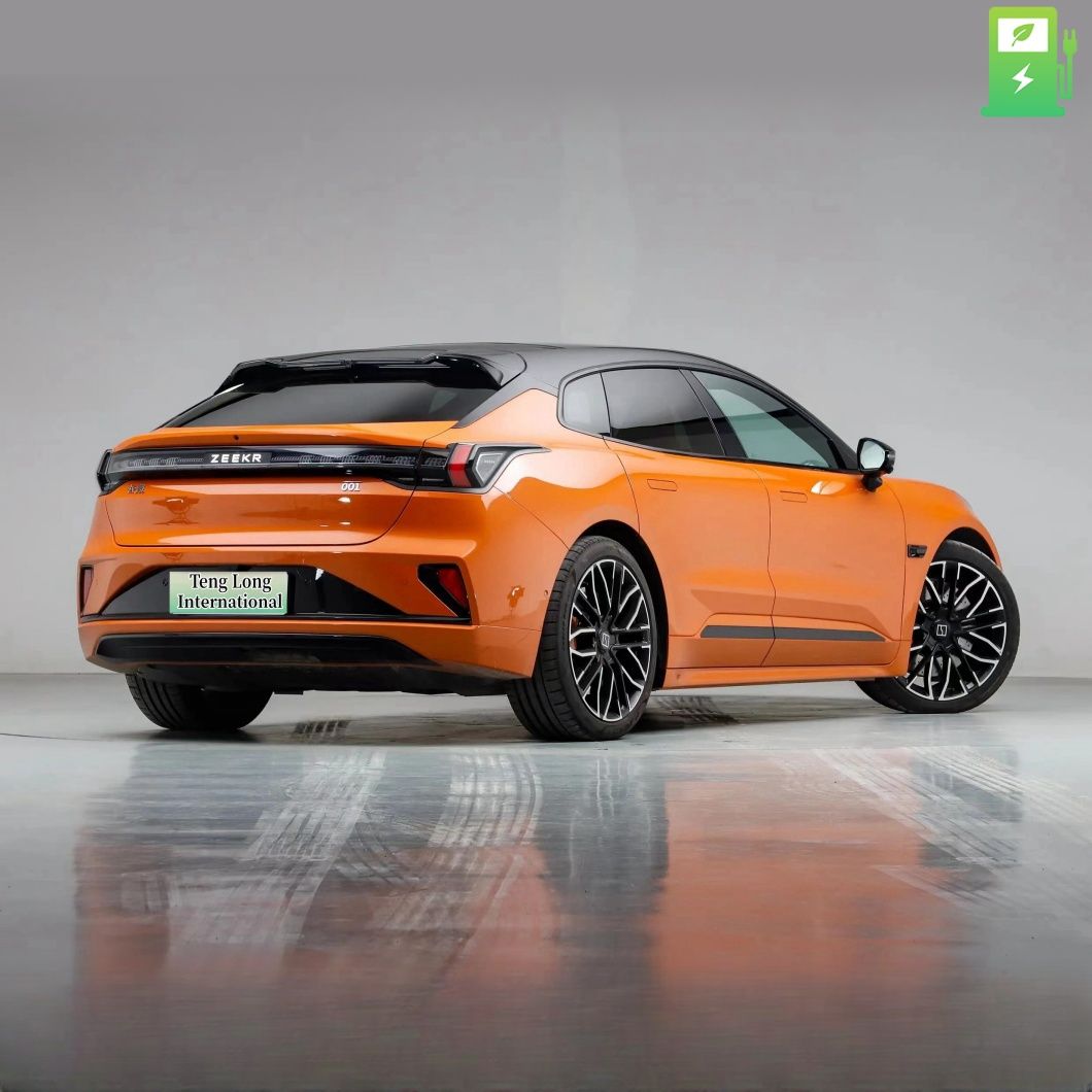 FlexRide Zeekr 001 Showroom Orange Rear View